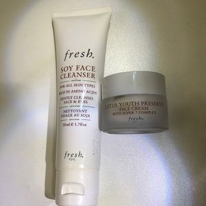 Fresh Soy Face Cleanser & Lotus Youth Cream